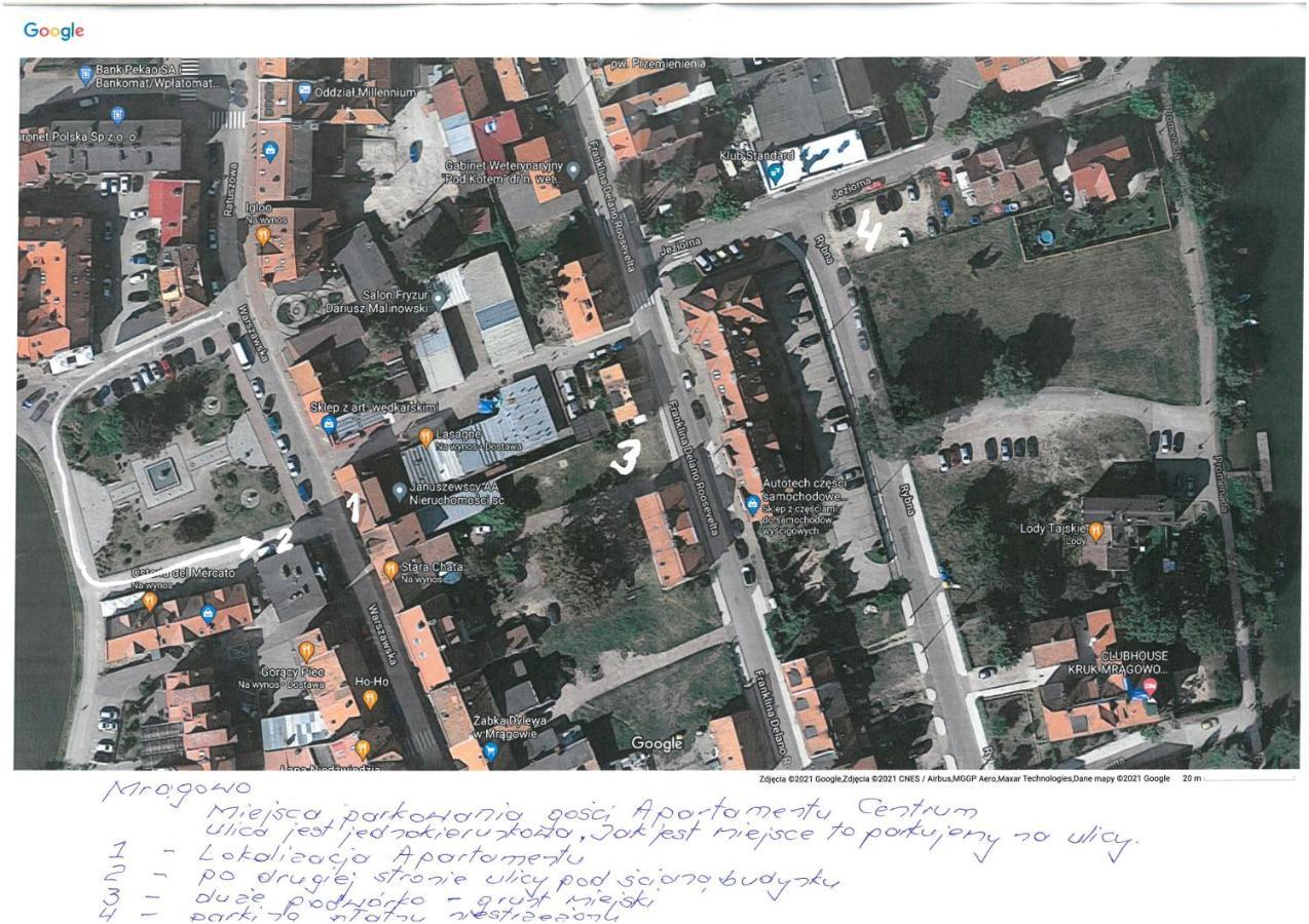 Warszawska Centrum - W Cenie 4 Rowery, Lodka Wioslowa, Kajak, Rower Wodny, Plaza Mragowo Exterior photo